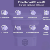 Faltbare Miniwaschmaschine Vorschaubild